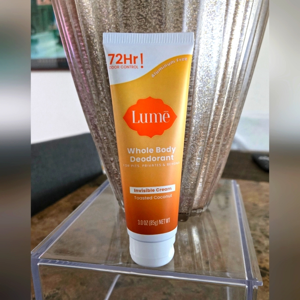 Lume TOASTED COCONUT 🥥  Whole Body Deodorant • Full-Size 3 oz